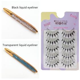False Eyelashes Self-adhesive Eyeliner Multicolor (Option: C Set-Set)
