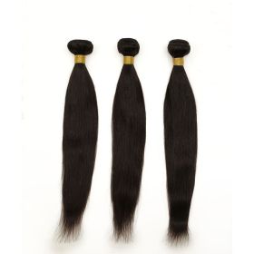 Human Hair Bundles Straight Extensions, Natural Color (Option: 14 inches)