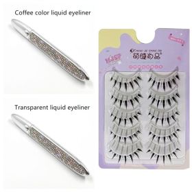 False Eyelashes Self-adhesive Eyeliner Multicolor (Option: A Set-Set)